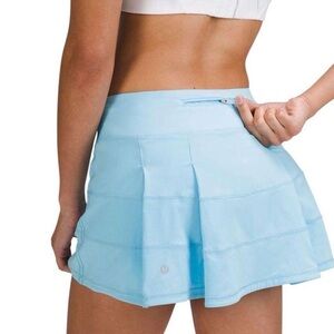 Lululemon Lululemon Pace Rival Mid-Rise Skirt Blue Chill Size 2